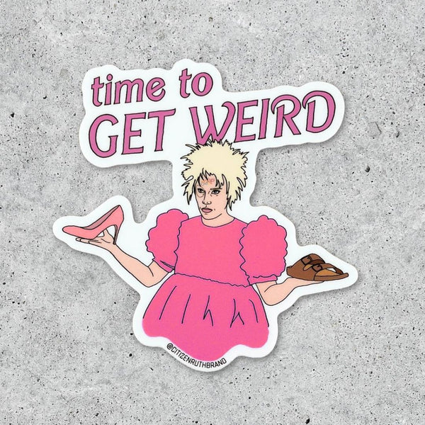CTR Time To Get Weird Barbie sticker -  - Stickers - Feliz Modern