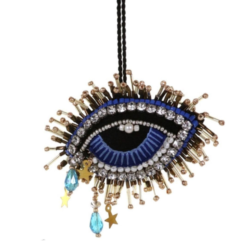 CFC Assorted Small Eye Charm Ornament - Bronze - Christmas - Feliz Modern