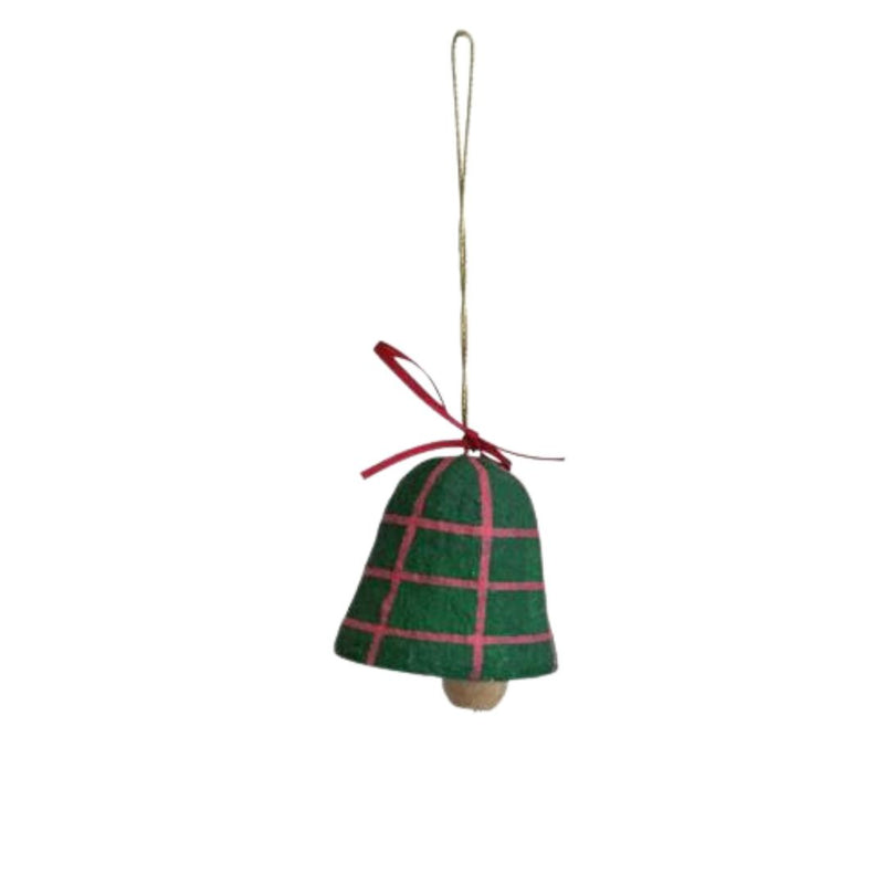 CCO* Festive Bell Ornaments - Green Bell - Christmas - Feliz Modern
