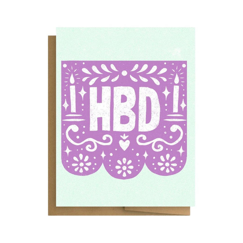 EAD Purple Birthday Card -  - Cards - Feliz Modern