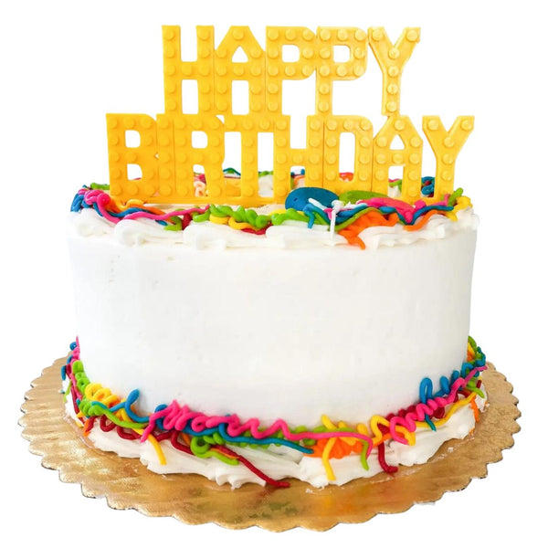 MHG HBD Lego Cake Topper -  - Party Supplies - Feliz Modern