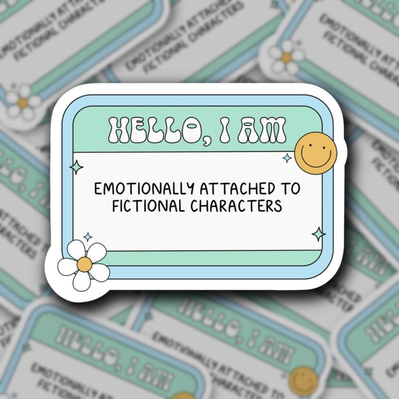 SEAV Attached To Fictional Characters Sticker -  - Stickers - Feliz Modern