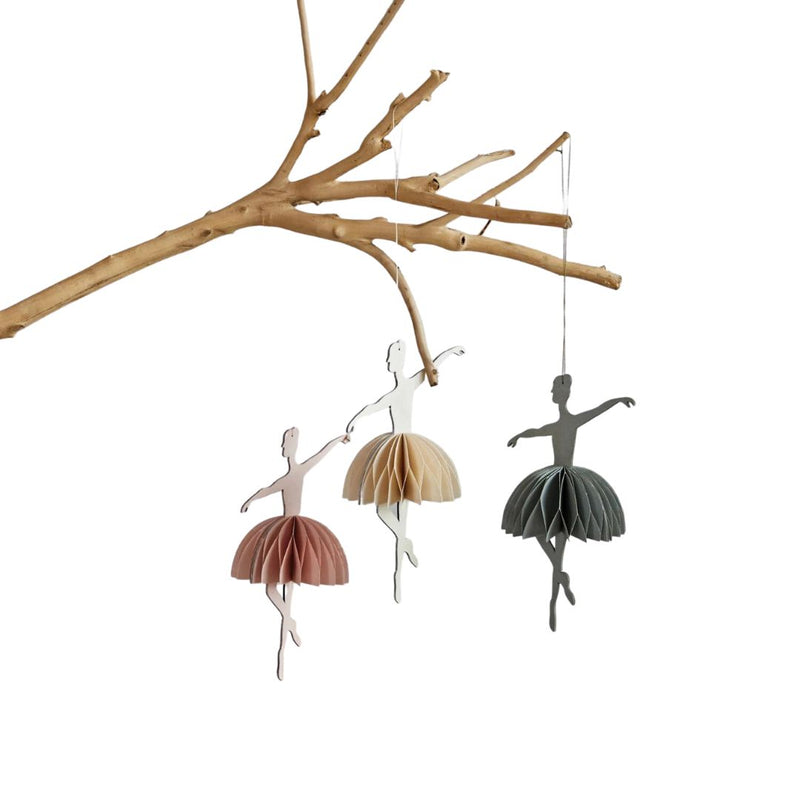 CCO Honeycomb Ballerina Ornaments -  - Christmas - Feliz Modern