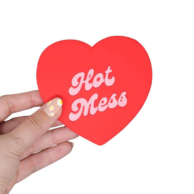 MAG* Hot Mess Heart Pocket Mirror -  - Accessory - Feliz Modern