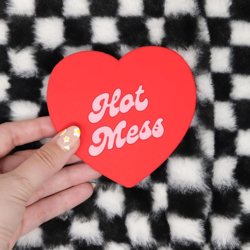 MAG* Hot Mess Heart Pocket Mirror -  - Accessory - Feliz Modern