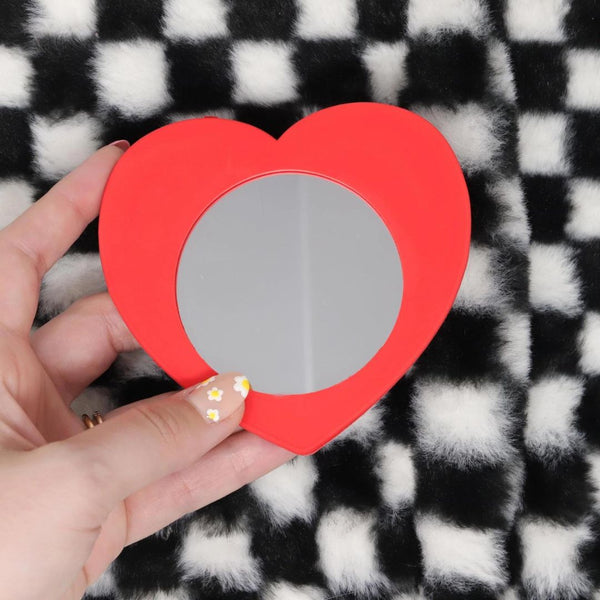 MAG* Hot Mess Heart Pocket Mirror -  - Accessory - Feliz Modern