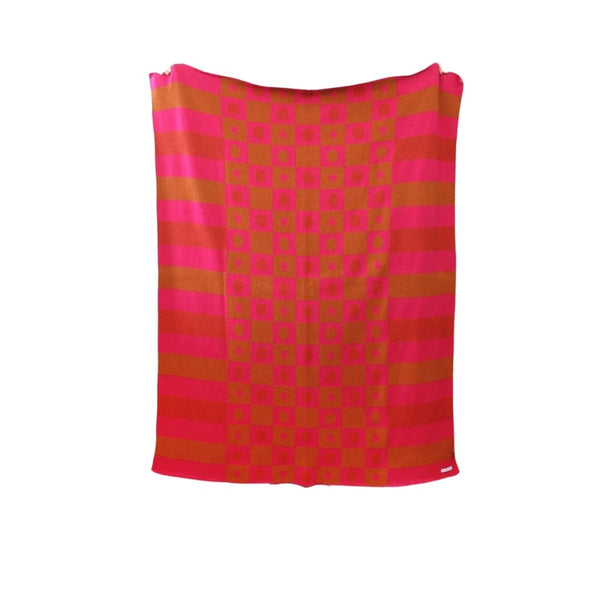 CNAC Hot Pink Blanket -  - Pillows & Throws - Feliz Modern
