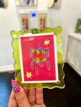 TED Green Glitter Magnetic Frame