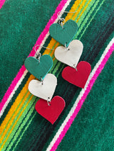 FTH Heart Dangle Earrings