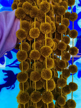 DAI Golden Olive Colored Pom Strand - - Garlands - Feliz Modern