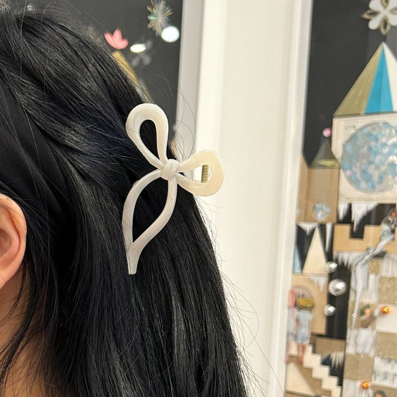 SFSW Ivory Bow Hair Clip -  - Hair Accessories - Feliz Modern