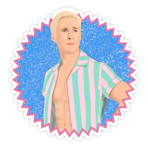 SPTRM* Barbie Ken Sticker - - Stickers - Feliz Modern