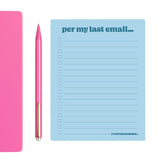 THSA Per My Last Email Notepad -  - Office & Stationery - Feliz Modern