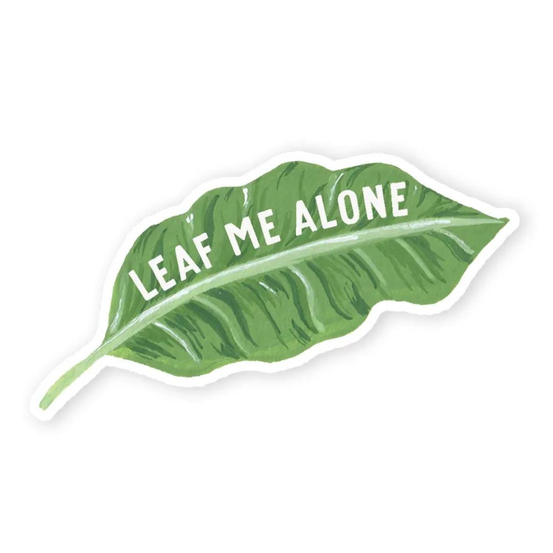 IMGC Leaf me Alone Sticker – Feliz Modern