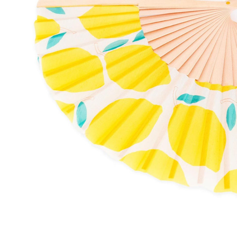 HLFR Lemon Wooden Fan -  - Beauty & Wellness - Feliz Modern
