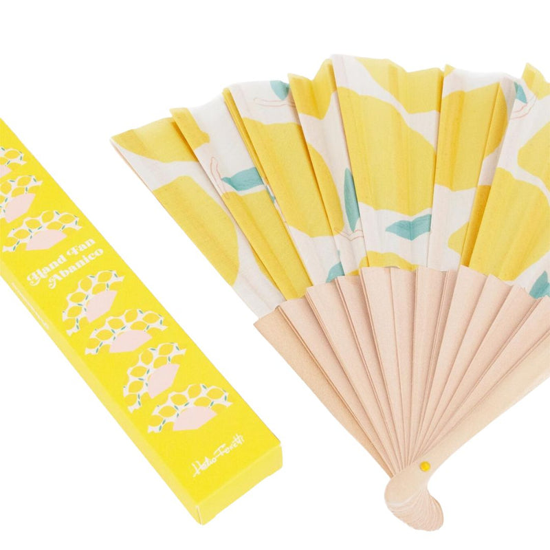 HLFR Lemon Wooden Fan -  - Beauty & Wellness - Feliz Modern