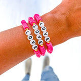 SVBL Love Bracelet - Pink Love - Bracelets - Feliz Modern