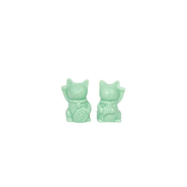 HLFR Salt & Pepper Lucky Cat Shakers -  - Decor Objects - Feliz Modern