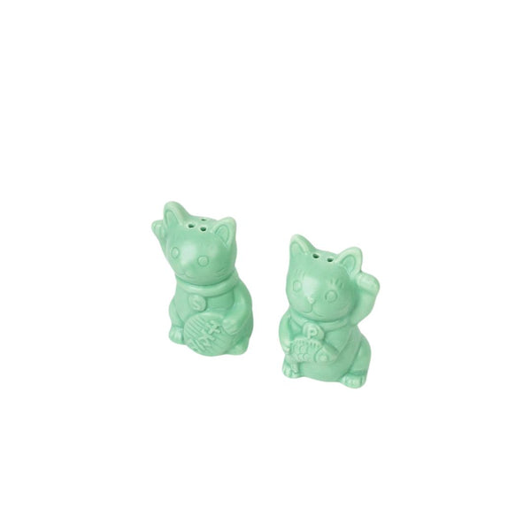 HLFR Salt & Pepper Lucky Cat Shakers -  - Decor Objects - Feliz Modern