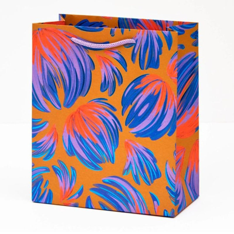 PPSW Floral Feather Gift Bag - Medium - Gifting Supplies - Feliz Modern