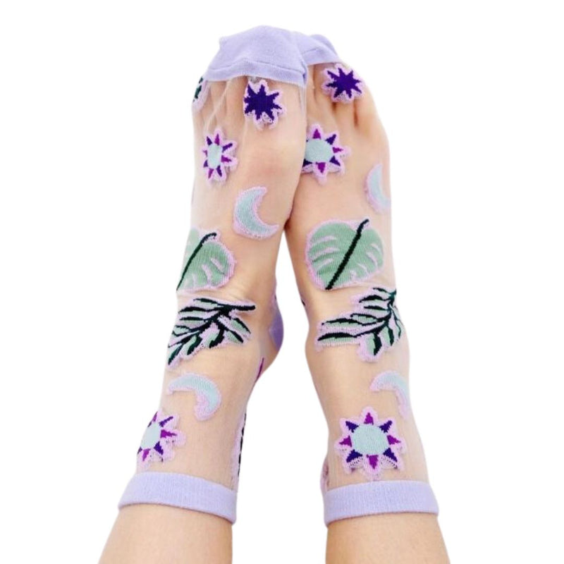GDPS Embroidered Mesh Socks -  - Clothing - Feliz Modern
