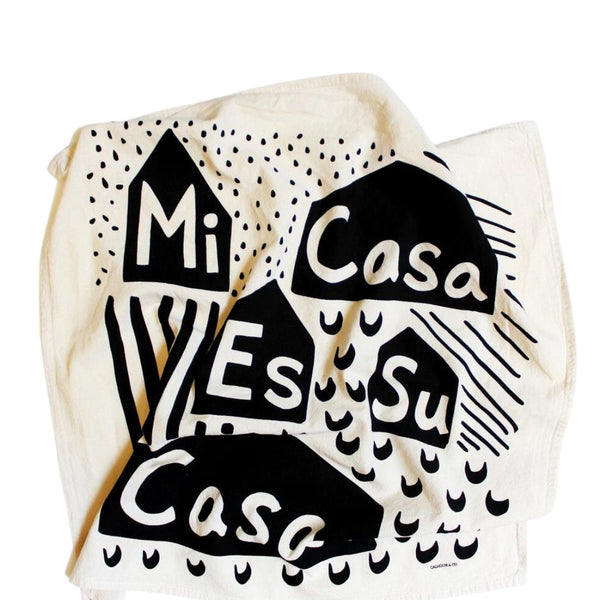 CNAC Mi Casa Tea Towel -  - Tea Towels & Napkins - Feliz Modern