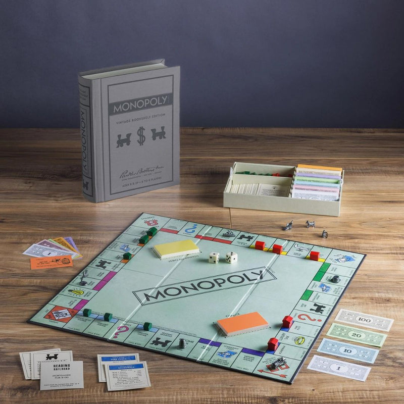 WSGC Vintage Monopoly Game Bookshelf Edition -  - Games - Feliz Modern