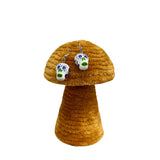 GHD Mini Velvet Mushroom Decor - Mustard Yellow - Decor Objects - Feliz Modern