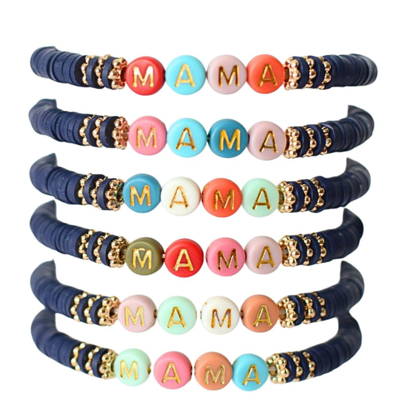 TAC Navy Mama Bracelet -  - Bracelets - Feliz Modern