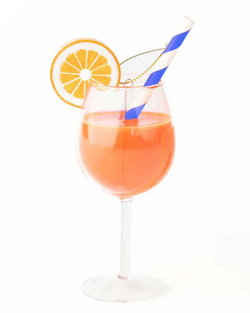 EOL Spritz Glass Ornament - - Christmas - Feliz Modern
