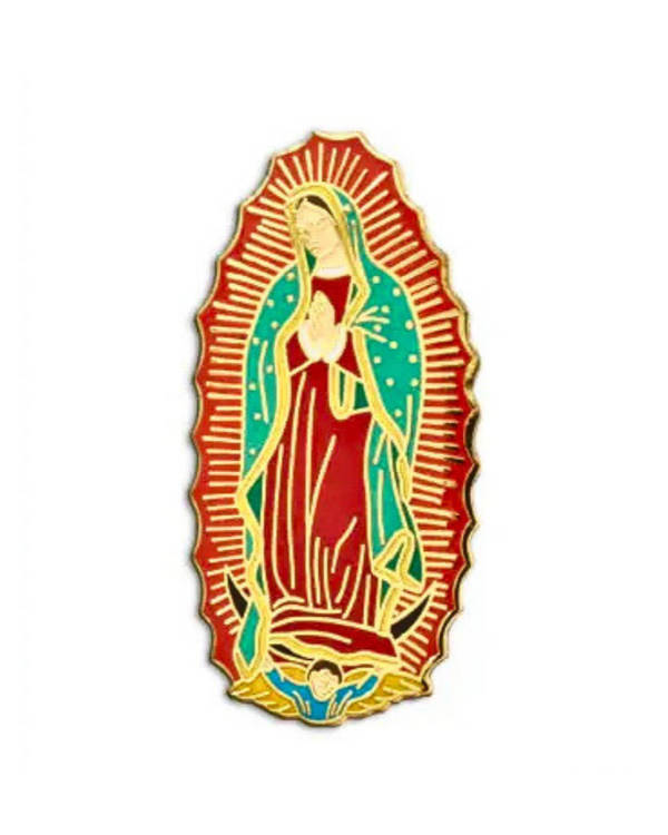 *TFND Virgin of Guadalupe Enamel Pin - - Pins & Patches - Feliz Modern