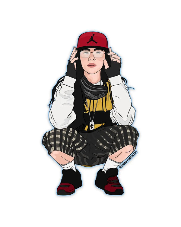 SAGO Billie Sticker - - Stickers - Feliz Modern
