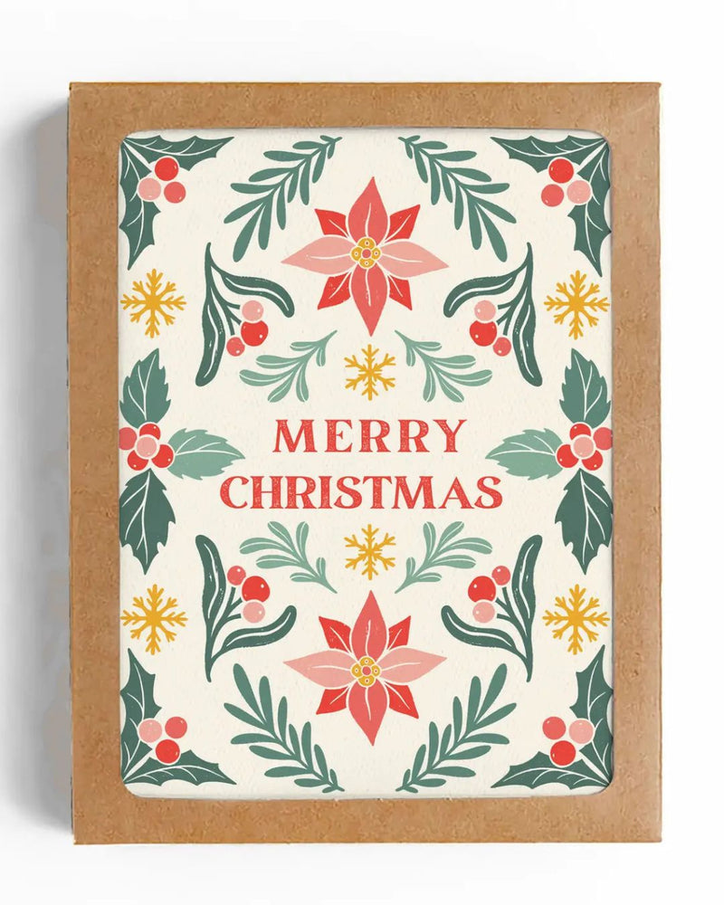 MLLW Christmas Berries Cards-Boxed Set - - Cards - Feliz Modern