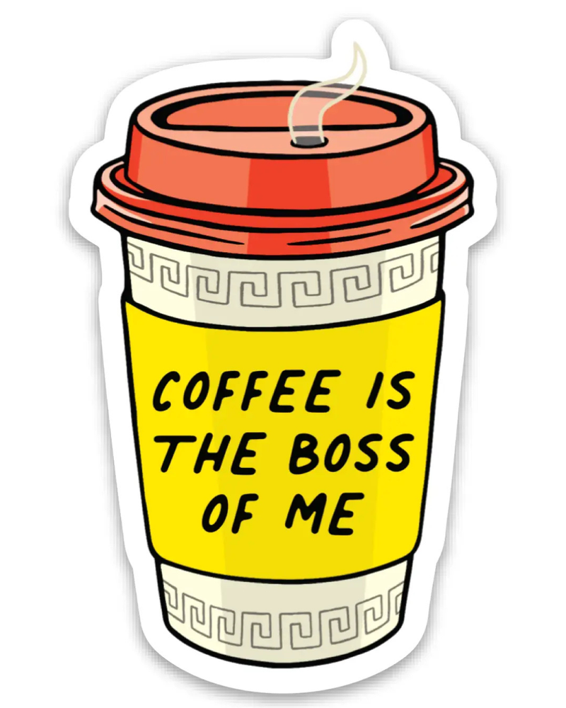 TFND Coffee Boss Sticker - - Stickers - Feliz Modern