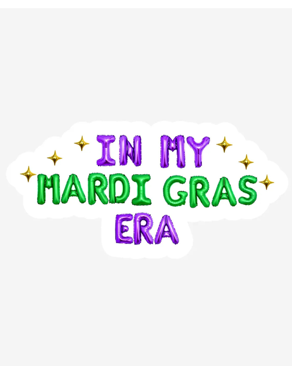 NIPY Mardi Gras Era Sticker - - Stickers - Feliz Modern