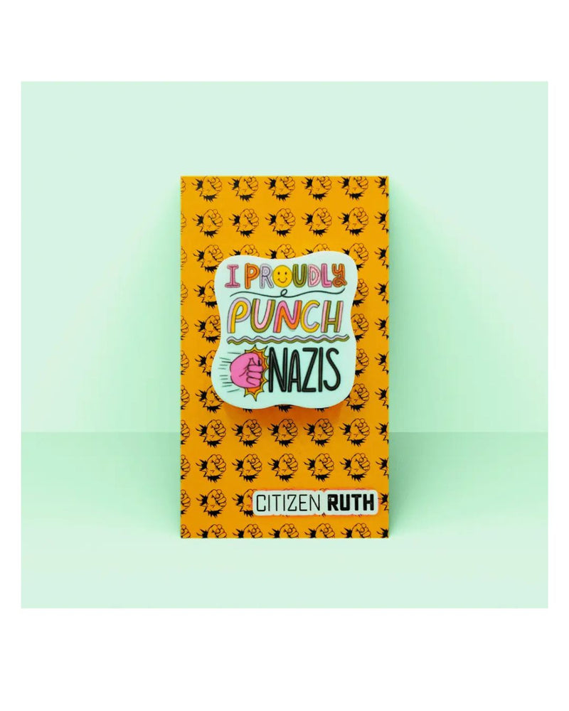 CTR Punch Nazis Pin - - Pins & Patches - Feliz Modern
