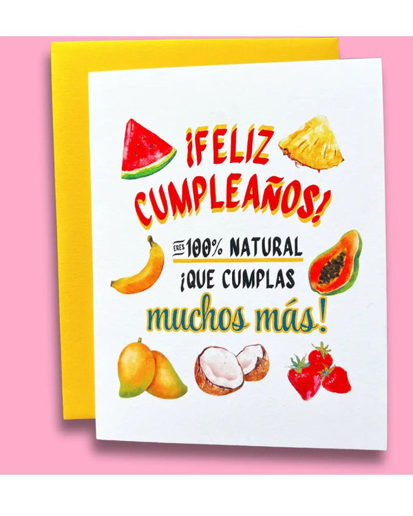 NAT Fruteria Birthday Card - - Cards - Feliz Modern