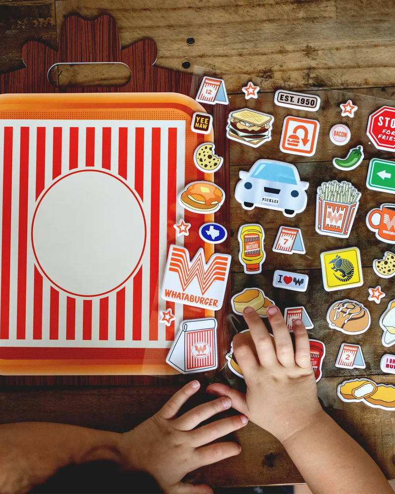 *BSP Lil Whata Foodie Reusable Sticker Set - - Stickers - Feliz Modern