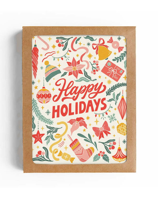 MLLW Happy Holidays Cards-Boxed Set - - Cards - Feliz Modern