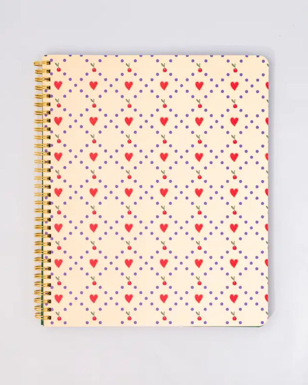BAN Sweet Cherry Heart Notebook