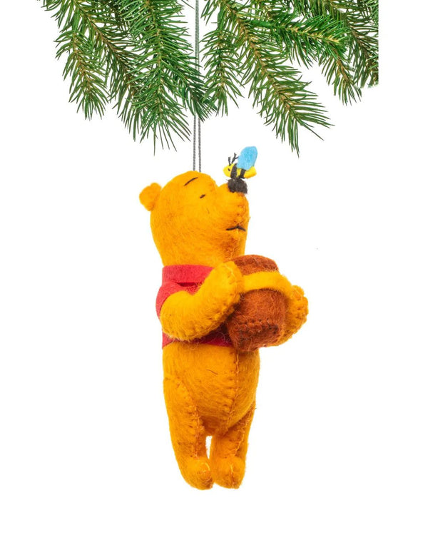 SROB Pooh Felt Ornament - - Christmas - Feliz Modern