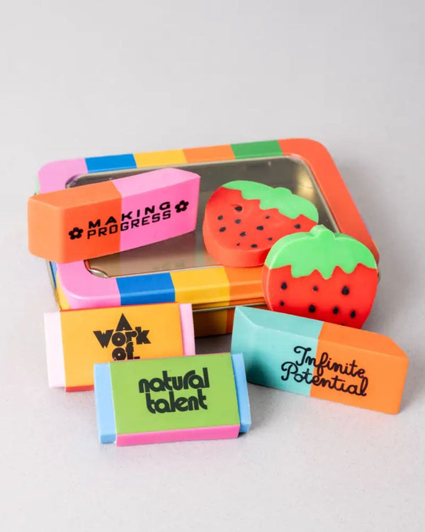 BAN Rainbow Eraser Set
