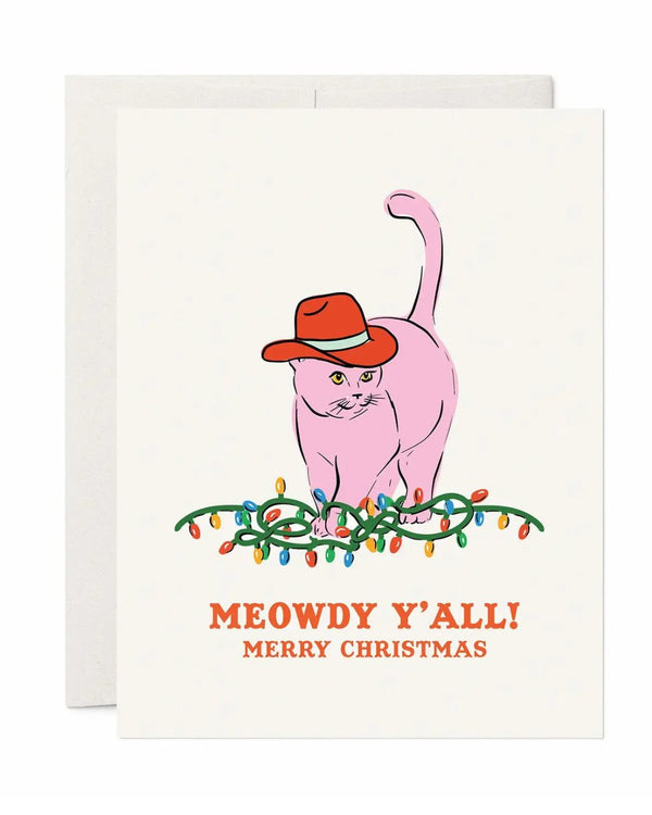 ATQ Meowdy Christmas Card Box Set - - Cards - Feliz Modern