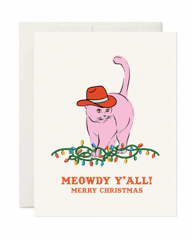 ATQ Meowdy Christmas Card Box Set - - Cards - Feliz Modern