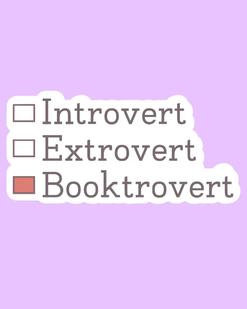 SOS Booktrovert Sticker - - Stickers - Feliz Modern