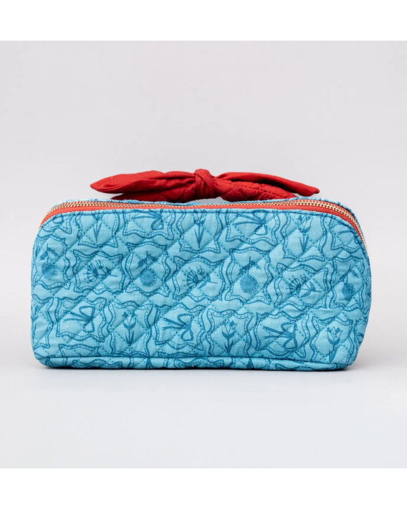 BAN Floral Bow Makeup Bag - - Bags - Feliz Modern