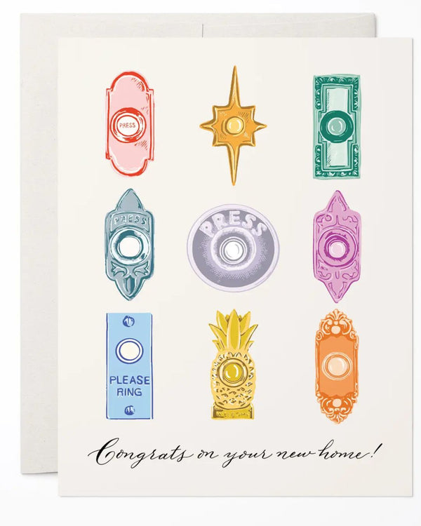 ATQ Doorbell Housewarming Card - - Cards - Feliz Modern
