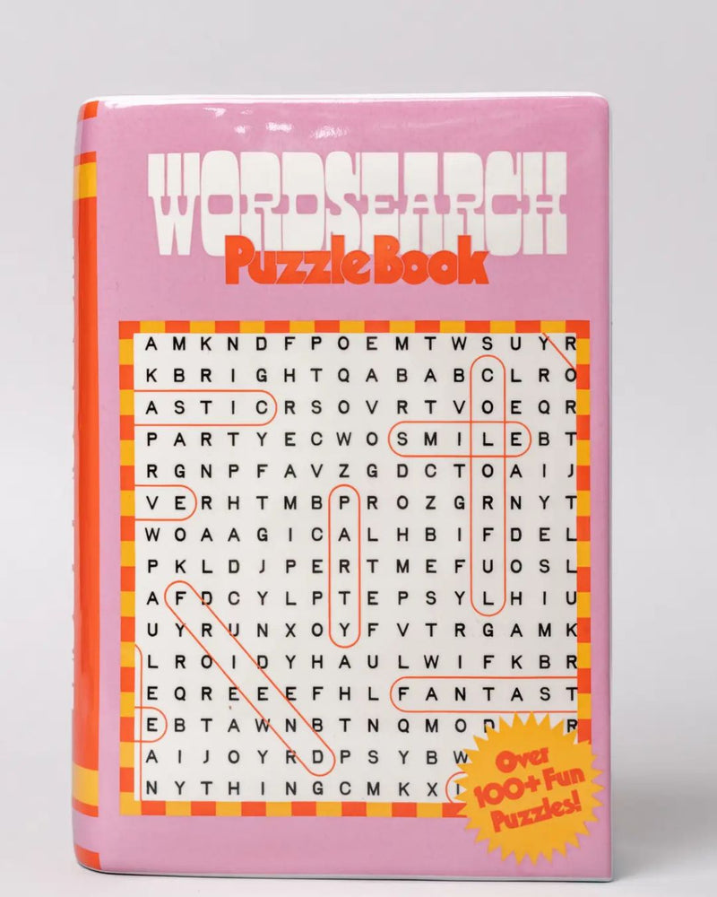 BAN Word Search Book Vase - - Vases & Planters - Feliz Modern