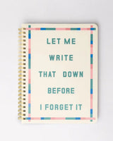 BAN Reminder Mini Notebook