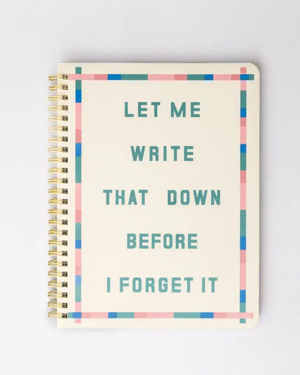 BAN Reminder Mini Notebook